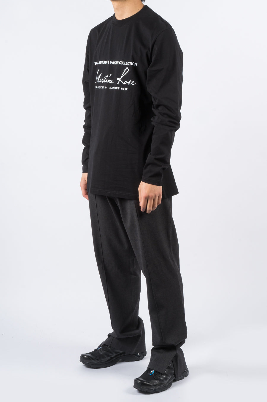 MARTINE ROSE CLASSIC LS SHIRT SS20 BLACK