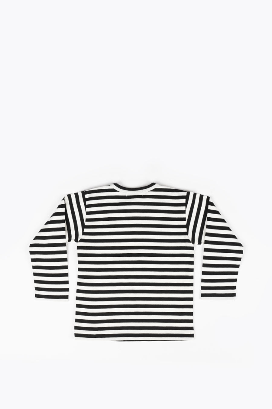 COMME DES GARCONS PLAY KIDS LS STRIPED TSHIRT BLACK BLENDS