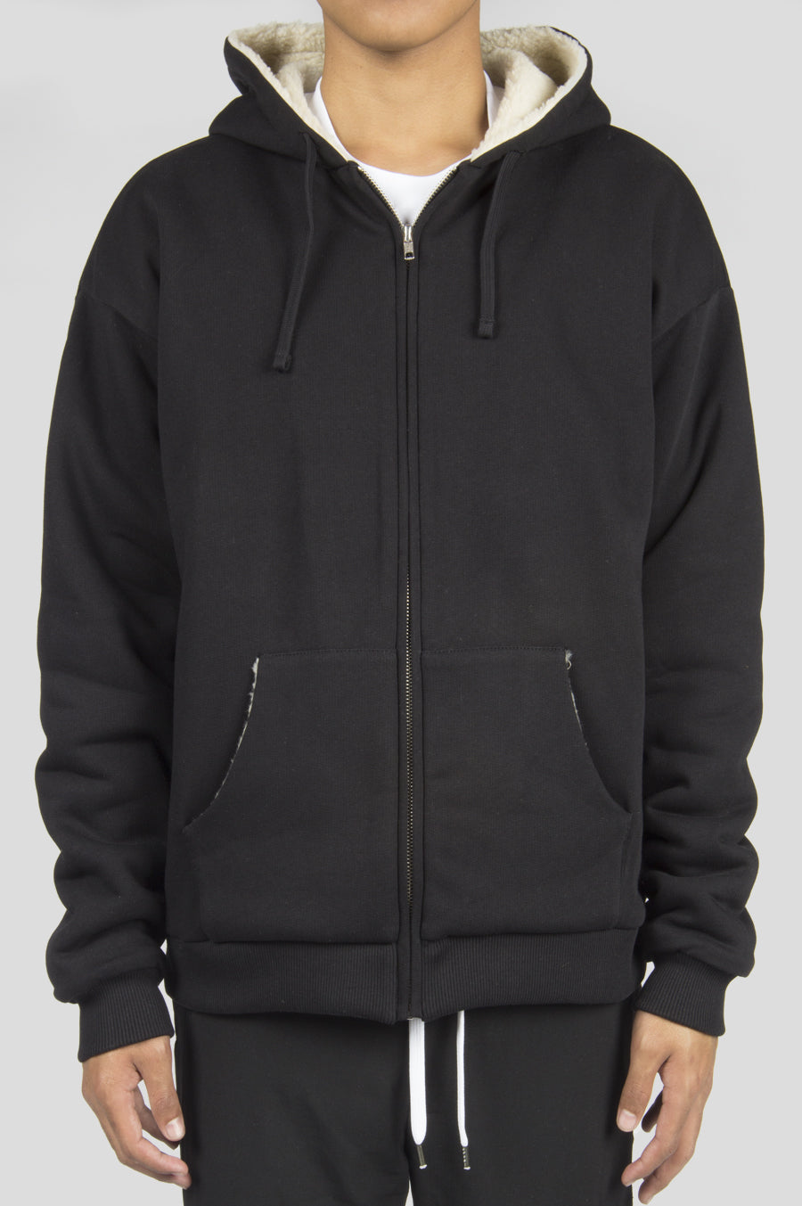 FUTUR SHERPA HOODIE BLACK – BLENDS