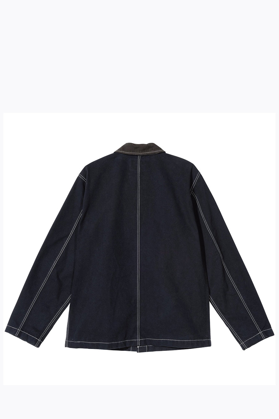 STUSSY BRUSHED MOLESKIN CHORE JACKET NAVY