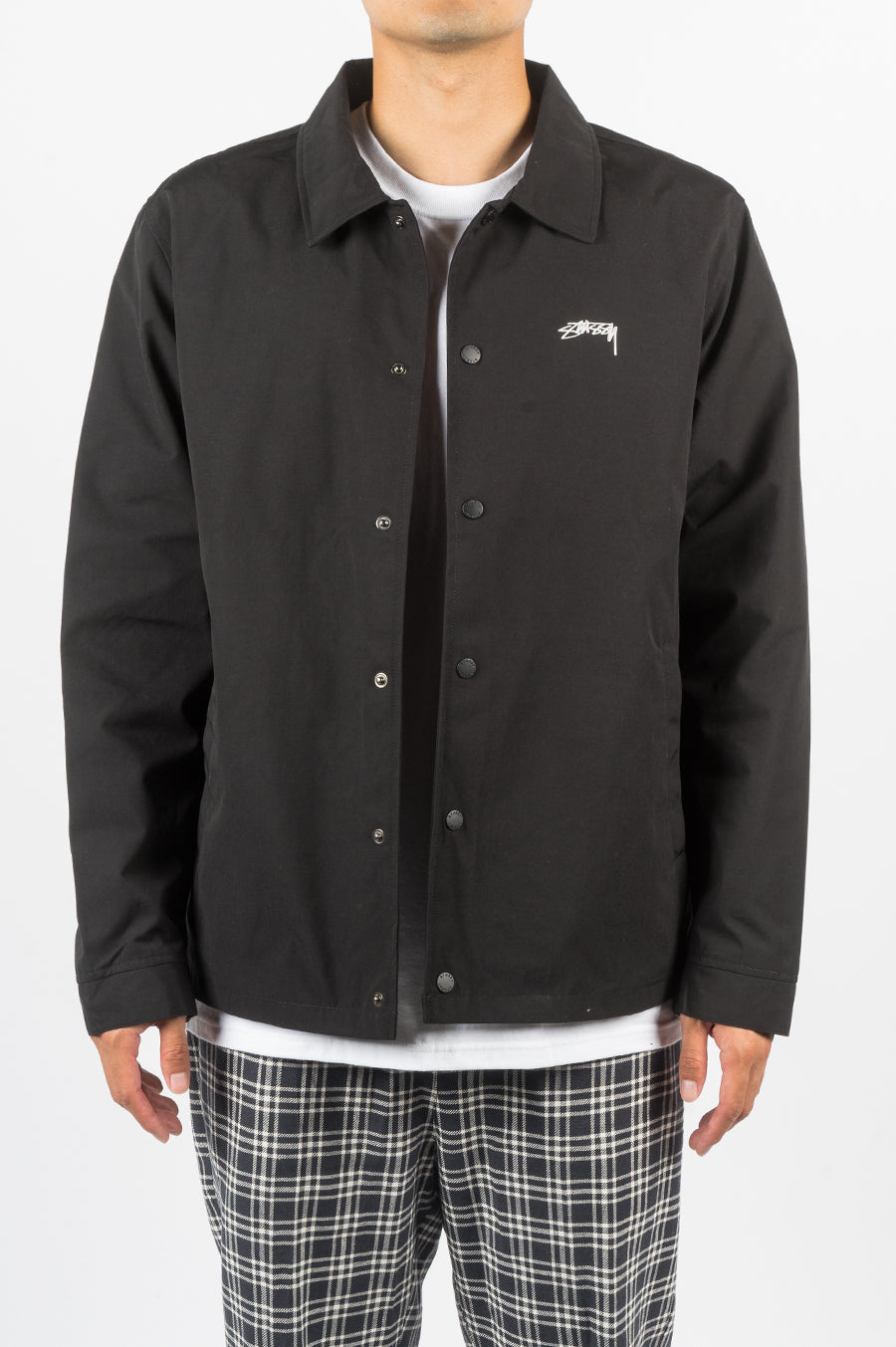 STUSSY CLASSIC COACH JACKET BLACK – BLENDS