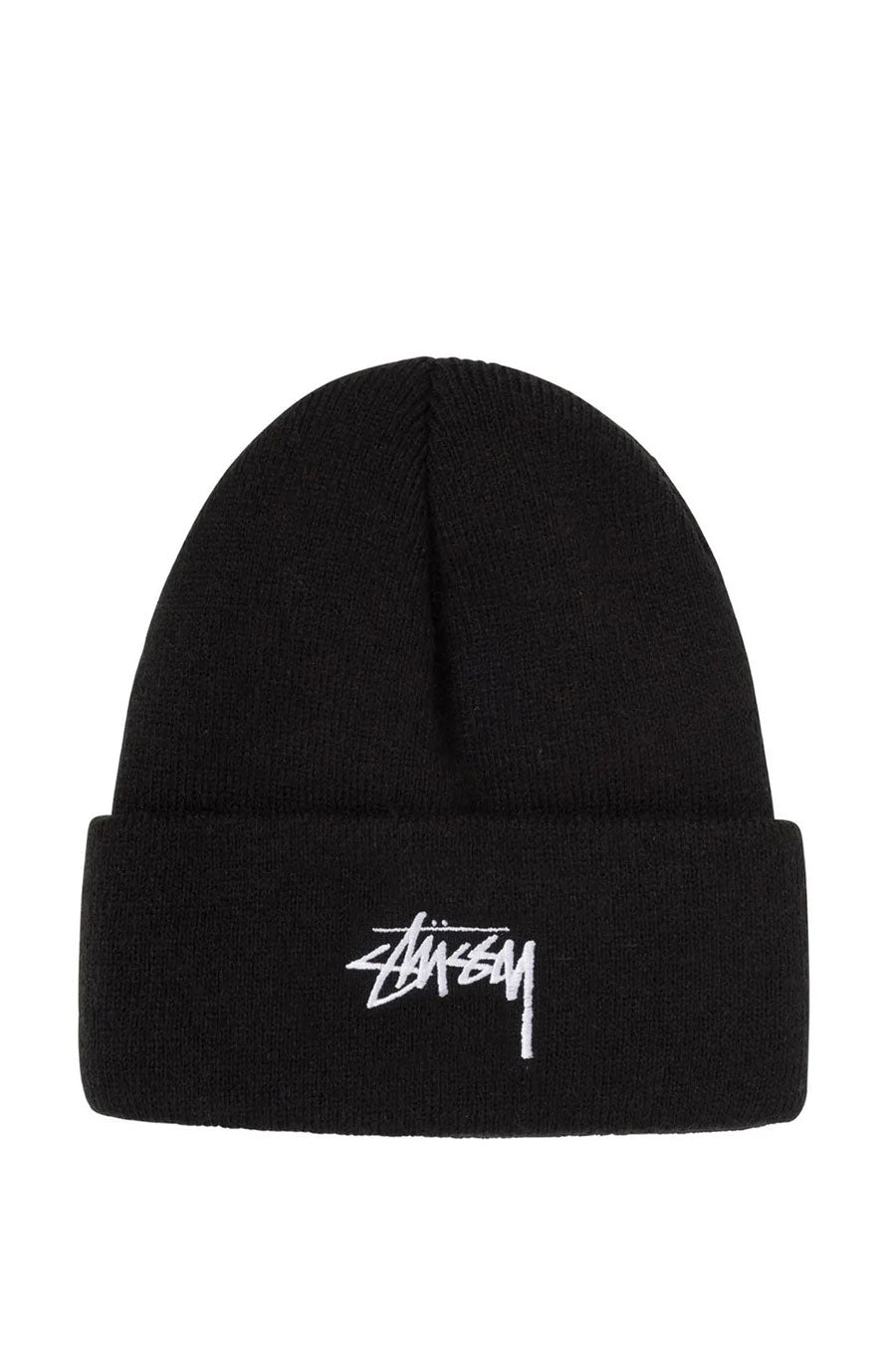 STUSSY STOCK CUFF BEANIE BLACK