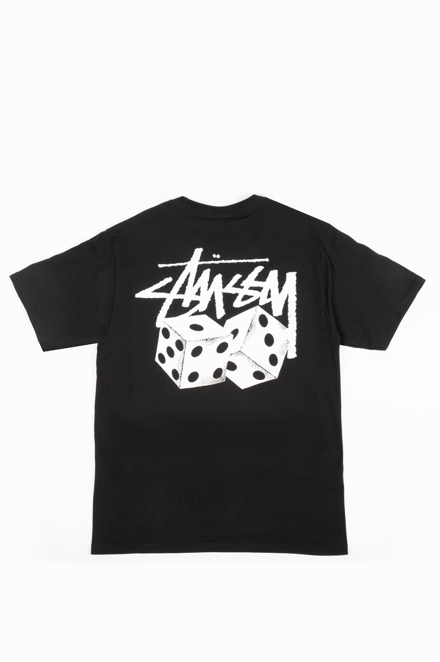 STUSSY PAIR OF DICE TEE BLACK