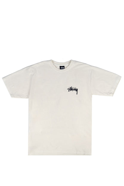 STUSSY HOW WE'RE LIVIN' PIGMENT DYED TEE NATURAL – BLENDS