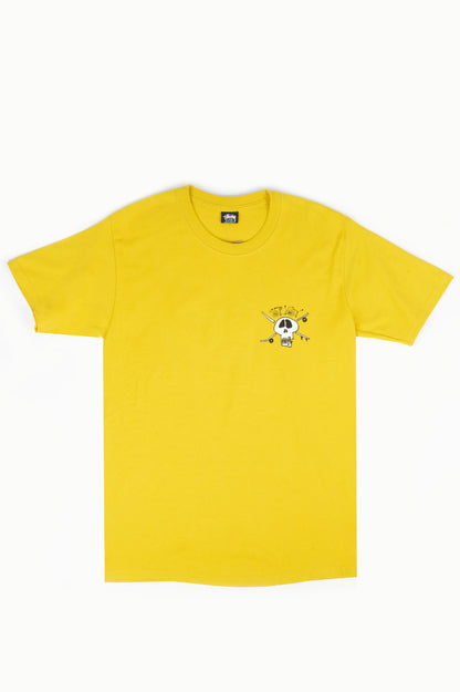 STUSSY SURF SKATE SKULL TEE HONEY