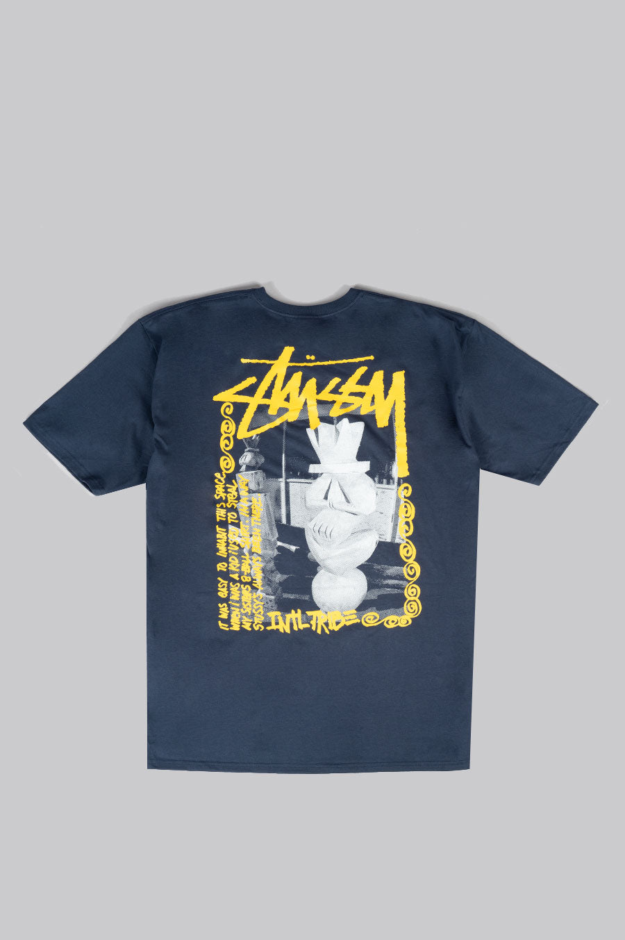 STUSSY TIKI TEE NAVY