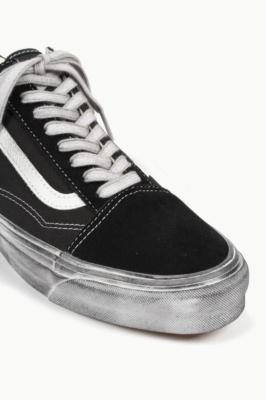 VANS VAULT OG OLD SKOOL LX STRESSED BLACK WHITE – BLENDS